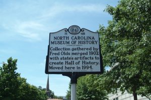 NC Museum of History Marker